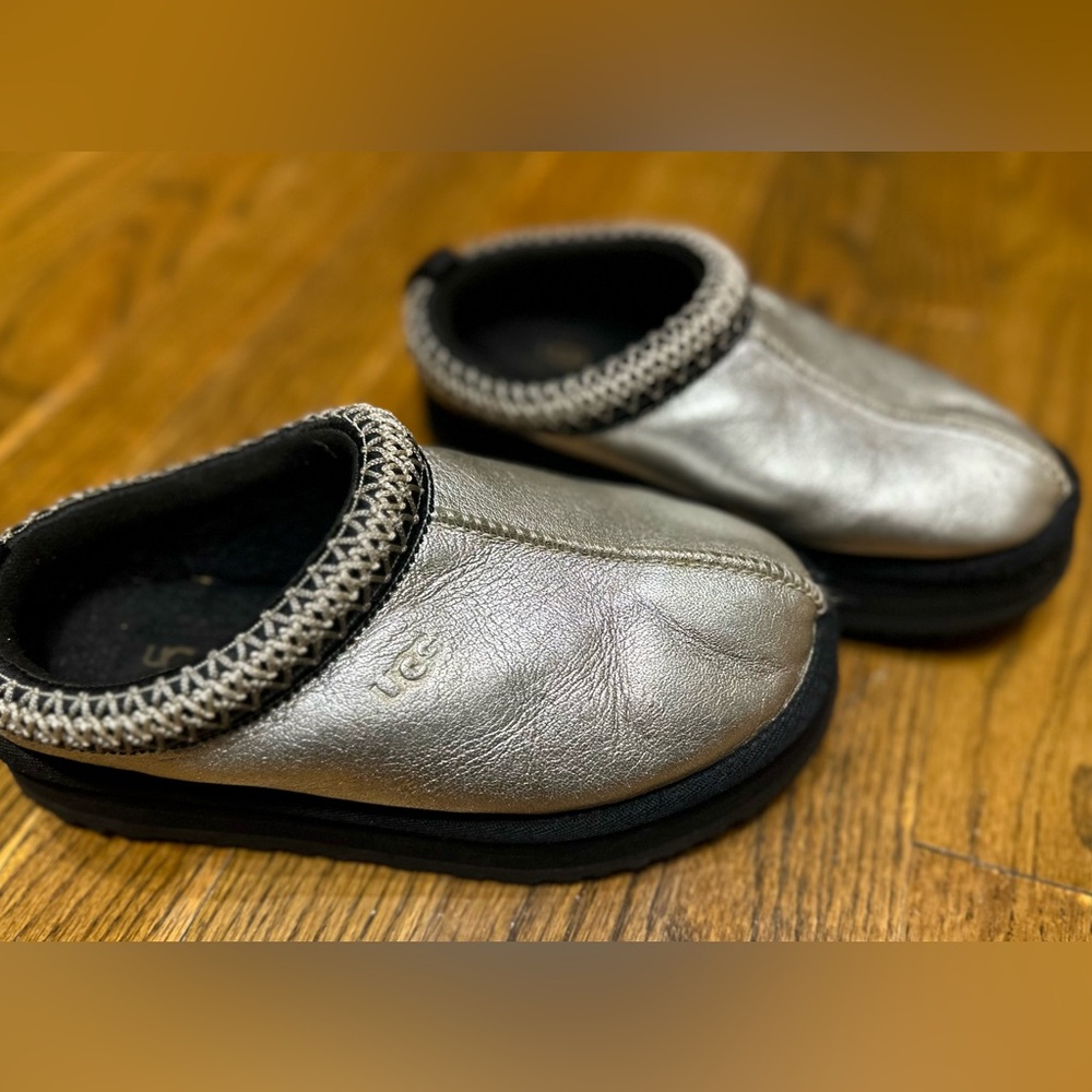 Ugg Kids Tazz leather Slipper